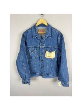 Vintage Levis Orange Tab Deadstock Trucker Jacket Mens Size 50 NWT 90s Type III